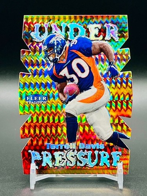 #ad 1999 Fleer Tradition Terrell Davis Under Pressure #2 UP Denver Broncos $19.99