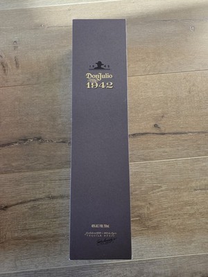 Don Julio 1942 Tequila Anejo Bottle 750ml Empty with Box
