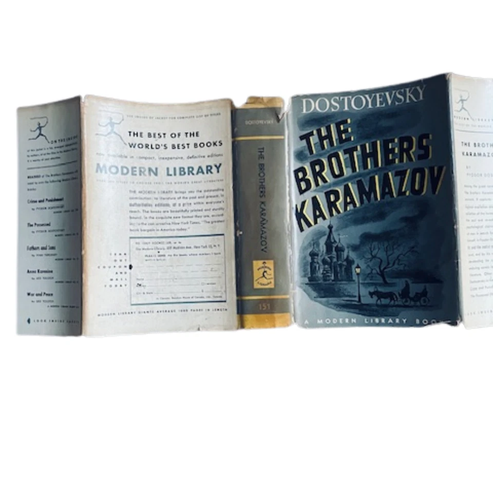 Vtg. DOSTOEVSKY Bros. Karamazov/Crime & Punisment/Diary of a Writer (1950/54) - Image 4 of 4