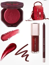 Fenty Beauty Chocolate Cherriez 2 Piece Set & Velour Blushlighter Cherry Pop NEW