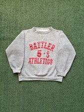 Vintage Single V Neck Highschool Youth Medium Crewneck 1950  s 