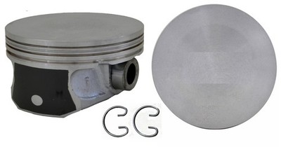 EngineTech Piston Set Pack of 8 Standard Size Standard Size  with Wrist Pins Dir