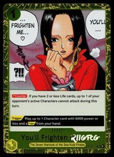 You'll Frighten Me... OP14-118 Foil NM One Piece