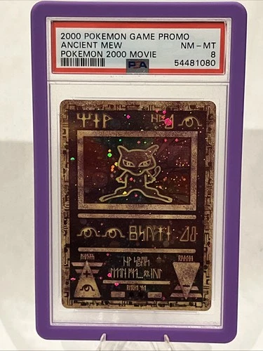 Pokémon TCG 2000 Ancient Mew Movie Promo Holo Card PSA 8
