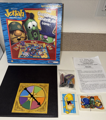VeggieTales Jonah The Overboard Adventure Board Game Complete | eBay