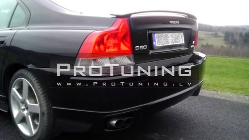 R Design Rear Bumper Spoiler Addon Diffuser Skirt For Volvo S60 2004-2010 - Picture 11 of 12