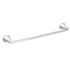 Moen Lindor 18-in Chrome Wall Mount Single Towel Bar