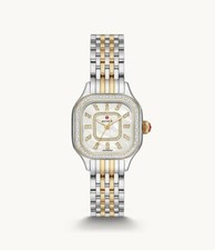 Michele Meggie Two-Tone Diamond Stainless Steel Watch - MWW33B000002