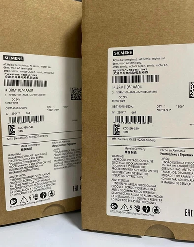 1PZ Nuovo Motore Avviamento Siemens 3RM1107-1AA04 Spedizione Celere 3RM11071AA04 - Foto 2 di 2