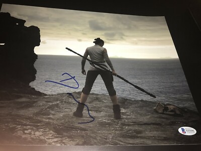 DAISY RIDLEY SIGNED AUTOGRAPH 11x14 LAST JEDI RISE OF SKYWALKER BECKETT COA D
