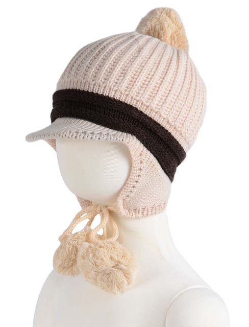 baby girl earflap hat
