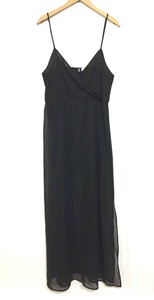 h&m black strappy dress