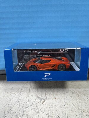 1/64 POSTER CARS HYPERCAR LEAGUE #05 KOENIGSEGG JESKO ABSOLUT