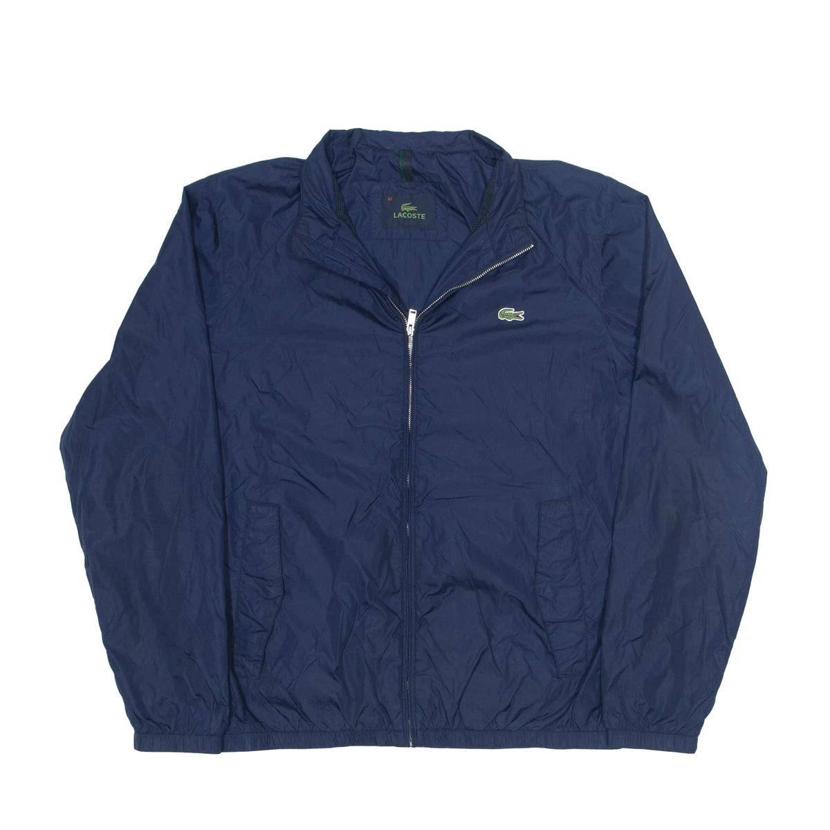 IZOD LACOSTE Mesh Lined Track Jacket Blue Mens XL eBay