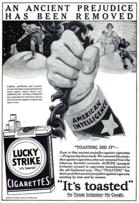 LUCKY STRIPE CIGARETTES *2X3 FRIDGE MAGNET* RETRO ADVERTISEMENT LUCKIES TOBACCO