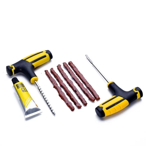 68pc Tire Repair Kit DIY Flat Tire Fix Car Truck Motorcycle Plug Patch Home Shop - Picture 12 of 17