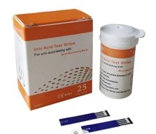 Accu Answer iSaw Blood Uric Acid Test Strips AU01 - 25 strips for Meter LBM-01