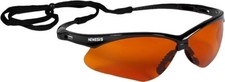 2 PAIR KLEENGUARD NEMESIS SAFETY GLASSES COPPER "BLUE SHIELD" LENS 19642