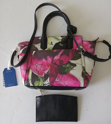 Reed Krakoff Kohl's Beautiful Pink Floral Medium Satchel with