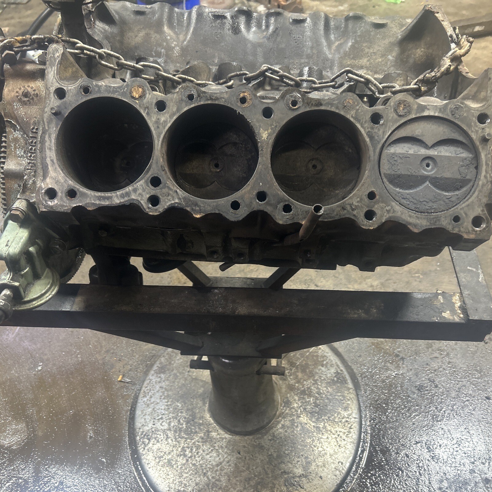 pontiac 400 engine block Crankshaft Camshaft Rods Pistons Lifters And Pan eBay