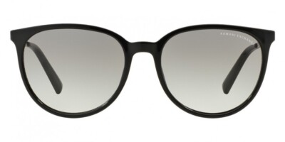 Armani Exchange AX4048SF 815811 Black Round Gray Gradient  display picture 2