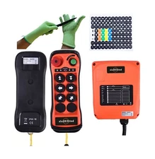 6 Channel 110V 220V 380V Hoist Crane Industrial Wireless Radio Remote Control...