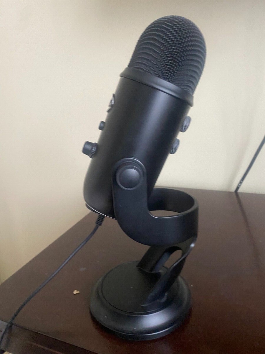 Blue Yeti USB Microphone - Blackout Edition (Renewed) | eBay