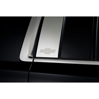 PUTCO Pillar Post Stainless Steel With Chevrolet Logo Set Double Cab/Crew Cab...