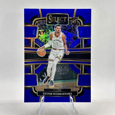 2023-24 Victor Wembanyama Panini Select Rookie Concourse Silver 
