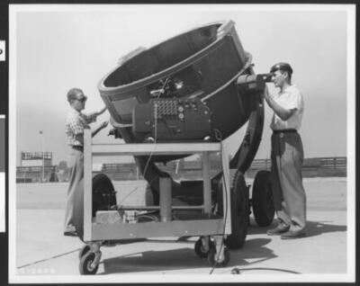 Technicians of the Lockheed Corporations Missile Systems Division - Old Photo