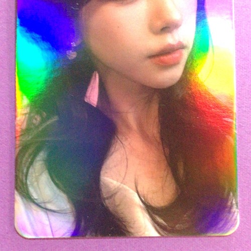 KARINA Aespa TCG 0411 Black Hair Wave Eye Mask Foil KPOP IDOL CARD - Picture 3 of 4