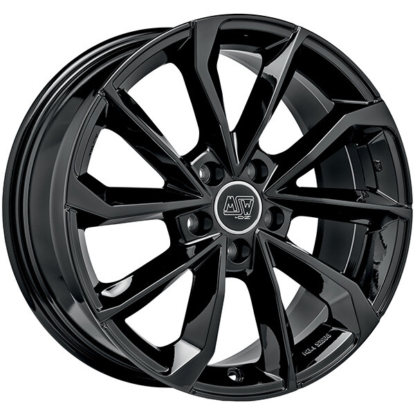 ALLOY WHEEL MSW MSW 42 FOR VOLKSWAGEN TRANSPORTER T5 8X18 5X120 GLOSS BLACK C1T