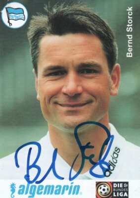 Autogramm - Bernd Storck (Hertha BSC Berlin) - 1996/1997