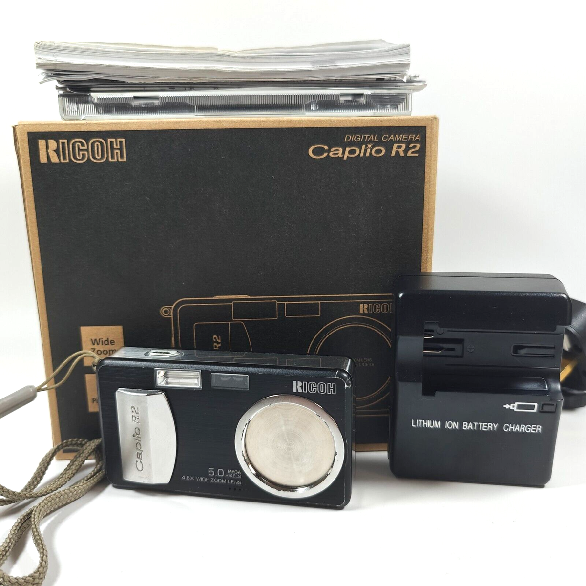 Ricoh Caplio R2 5.0MP Digital Camera - Silver for sale Ricoh Caplio R2 5.0MP Digital Camera - Silver for sale