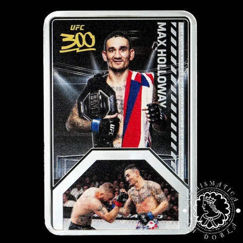2024 - 1 Oz Silver PROOF - UFC Memorable Moments - Max Holloway - Niue