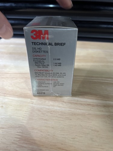 Vintage 15 3M IBM Formatted High Density DS HD 3.5 inch Diskettes - New Sealed - Afbeelding 2 van 5
