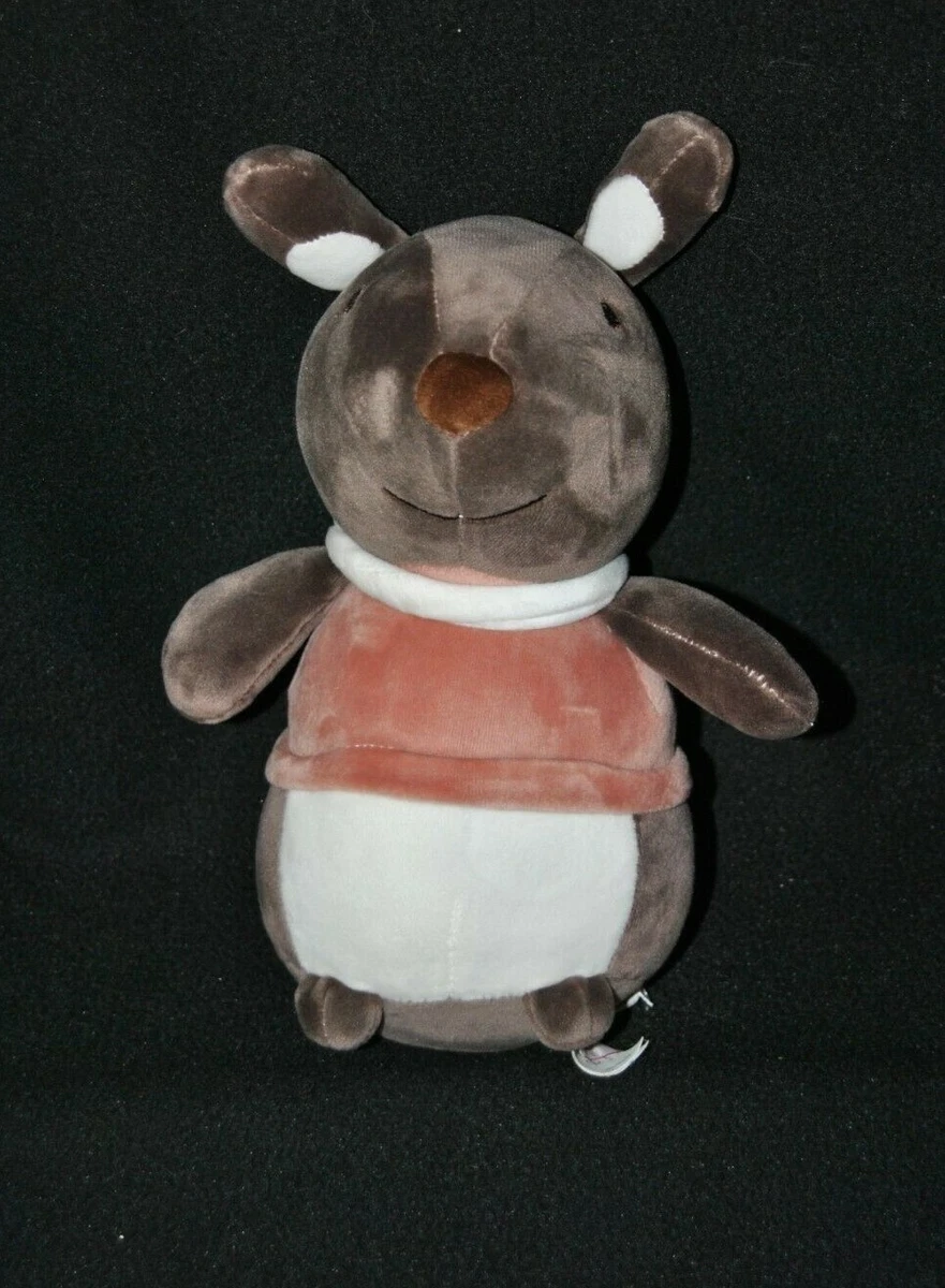 MINISO LIFE white brown brown plum plum chien mole plush duvet 25 cm NEW