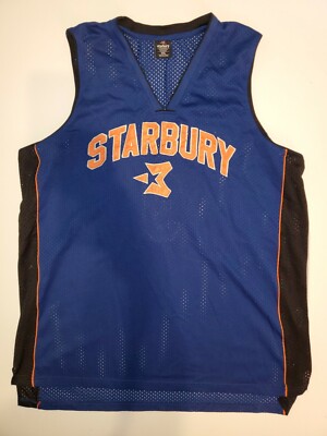 Starbury Marbury Basketball Jersey Blue/Orange NBA Knicks Men's