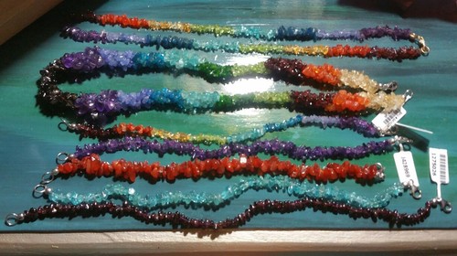Chuck Clemency NYCII sterling silver Exotic Rainbow ankle anklet Bracelet - Picture 11 of 13