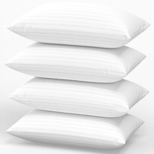 Pillows Standard Size Set of 4 Hotel Collection Bed Pillow for Sleeping Pillo...