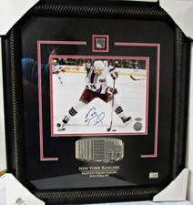 New York Rangers Petr Prucha #25 8x10 Signed Goal Photo MSG 68