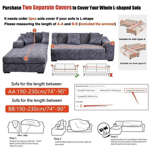 Elastic Sofa Covers for Living Room Geometric ArmChair Loveseat Couch Cover - 第 3/31 張圖片
