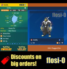 6IV Urshifu Single Strike Pokemon Scarlet and Violet