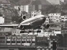 LUFTHANSA DOUGLAS DC-10 HONG KONG KAI TAK AIRPORT ORIGINAL VINTAGE AIRLINE PHOTO
