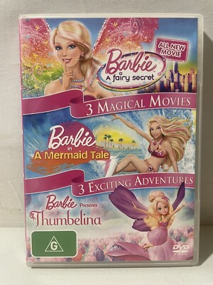 Barbie Magical Movies Fairy Secret/Mermaid Tail/Thumbelina