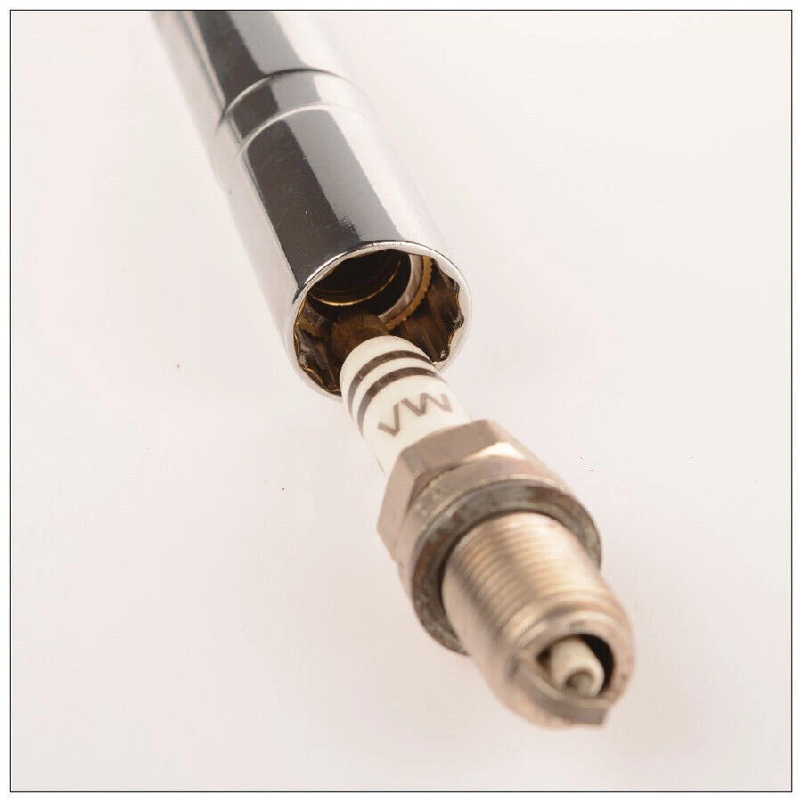 Short95MM Spark Plug Socket Wrench 3/8 Drive 14MM Spark Plug Socket Removal Tool - Image 3 of 4
