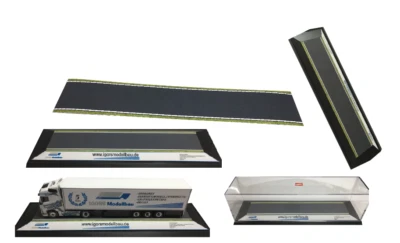 HO/1:87 0429 Aufkleber für Herpa XL PC Vitrine mit Asphaltmuster