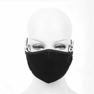 Punk Women's Small Ears Decoration Mask Breathable Mesh Adjustable Filter Masks