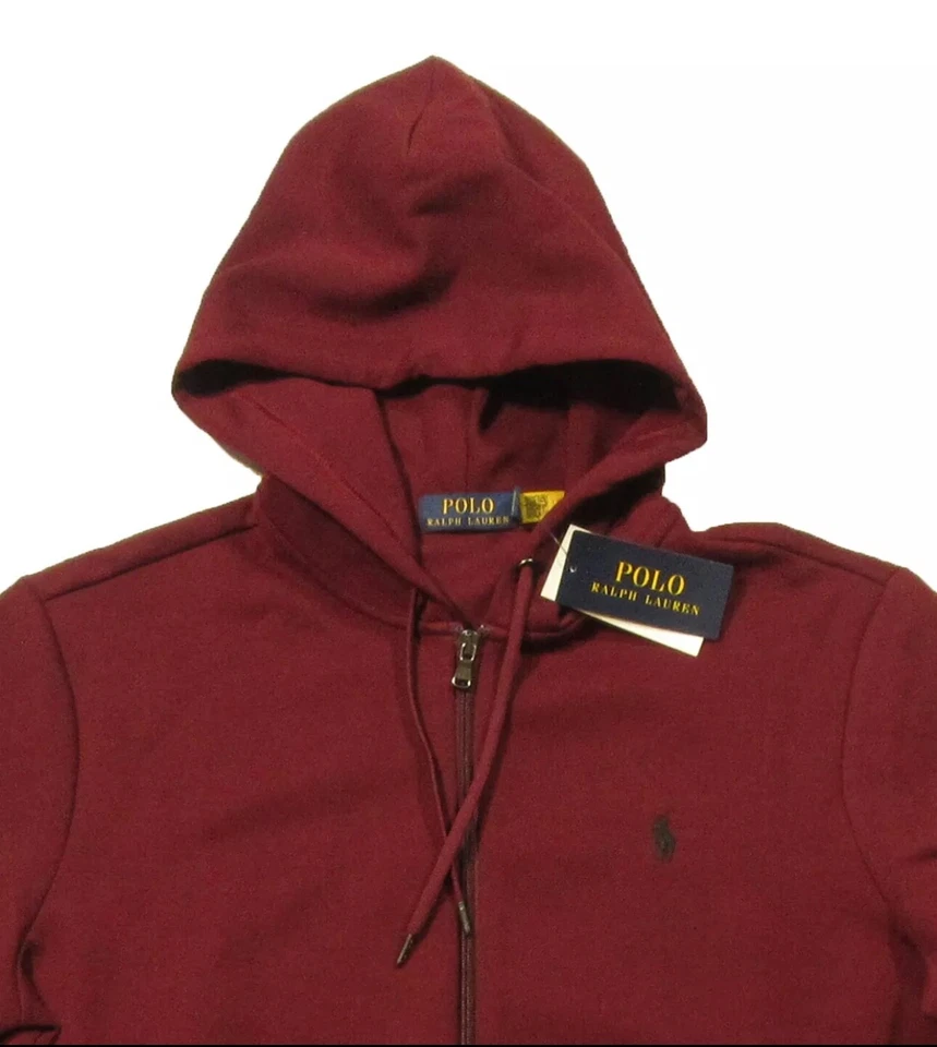 Conjunto de sudadera con capucha y jogger POLO RALPH LAUREN de punto doble cremallera completa para hombre nuevo con etiquetas Foto 3 de 4