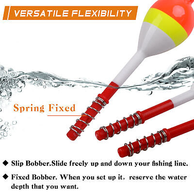 Fishing Floats Bobbers Wood Floats Spring Slip Bobbers Oval Stick